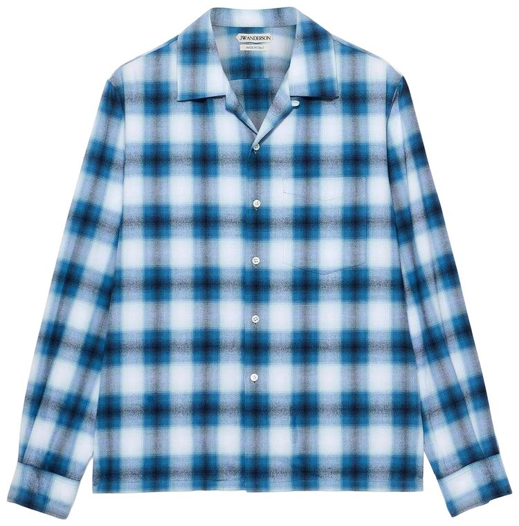 JW Anderson Check Shirt Airforce Blue