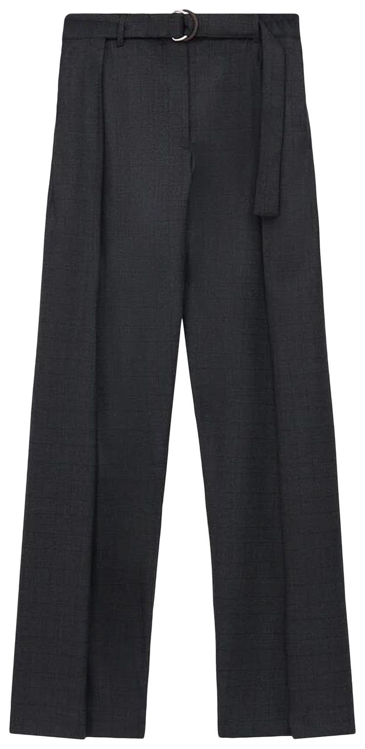 Loewe Belted Trousers Dark Grey