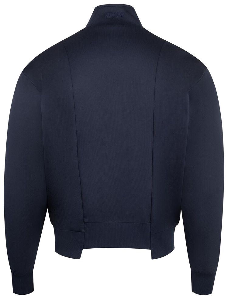 Vetements Cut Up Athletic Zip Up Navy