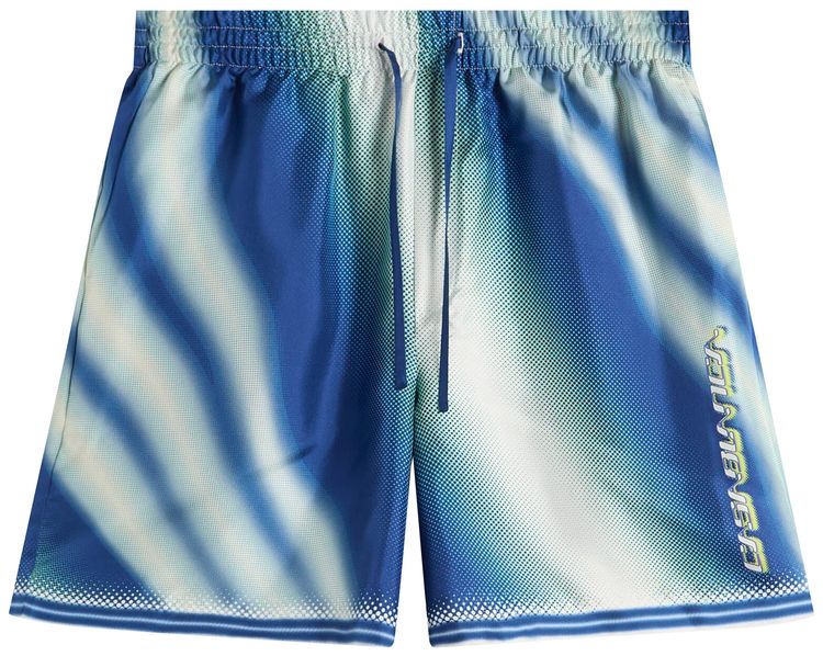 Casablanca Silk Shorts Flaming Tennis Ball