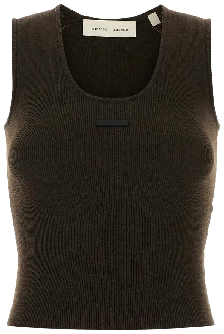 Fear of God Essentials Rib Tank Brown