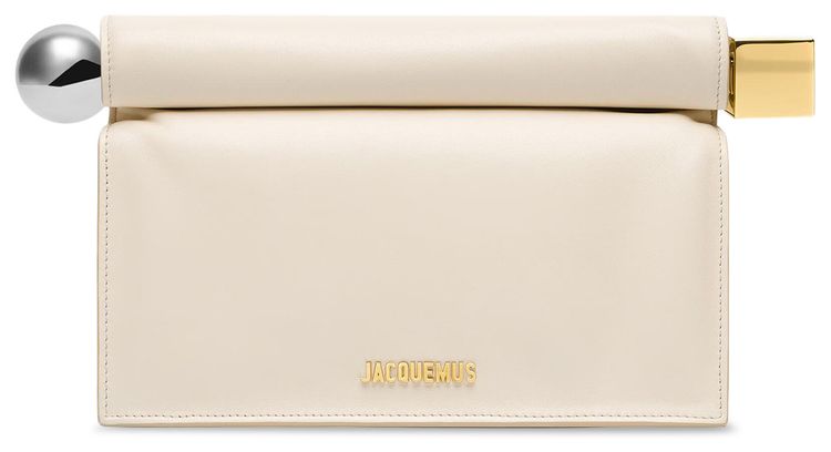 Jacquemus La Pochette Rond Carre Light Ivory