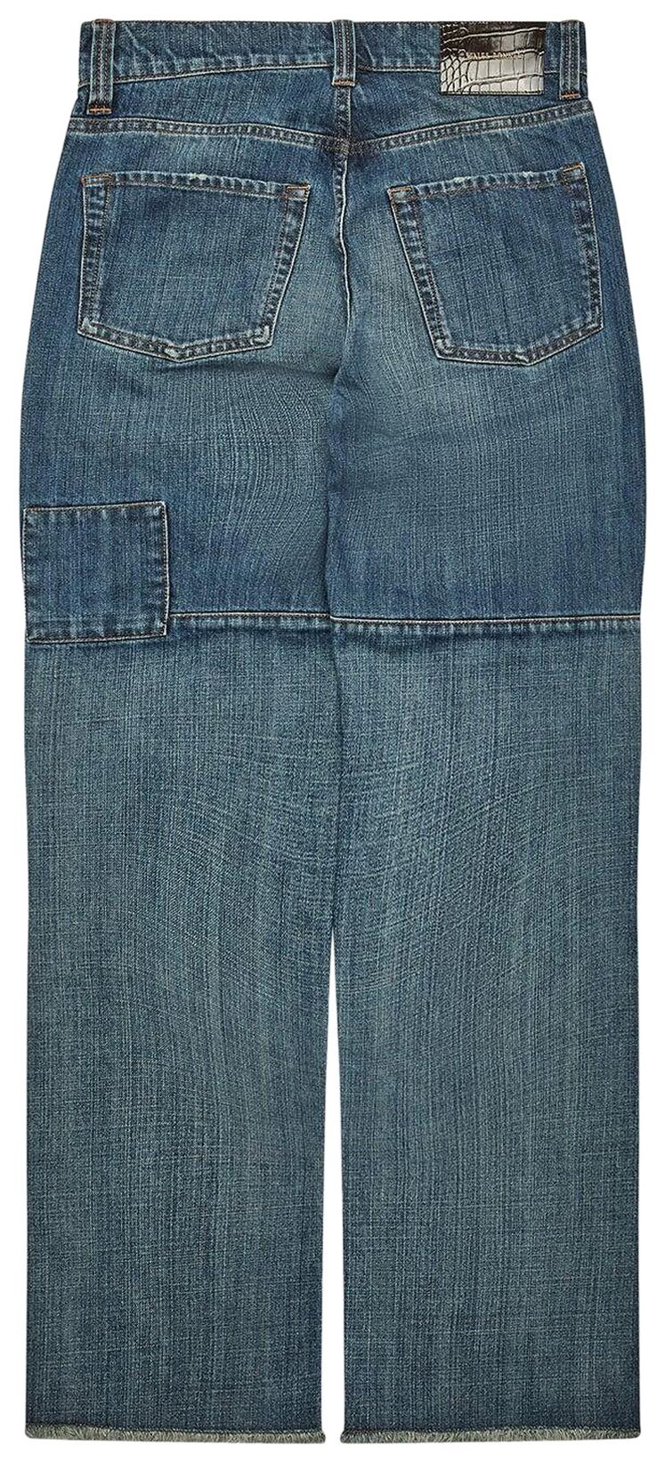 Wales Bonner Chance Denim Patched Blue Vintage Wash