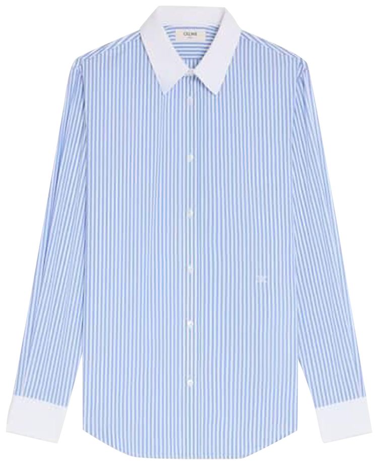 CELINE Classic Shirt CraieBleu Ciel