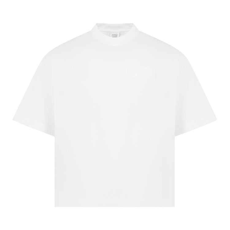 Vetements Taped Logo T Shirt White