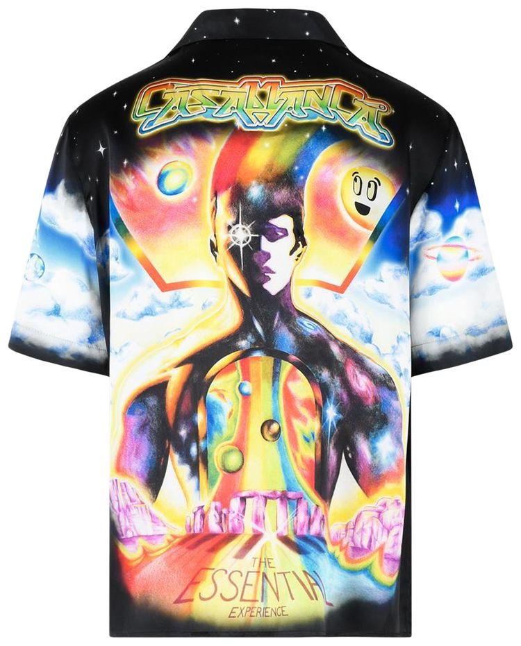 Casablanca Cuban Collar Short Sleeve Shirt The Essential Experience