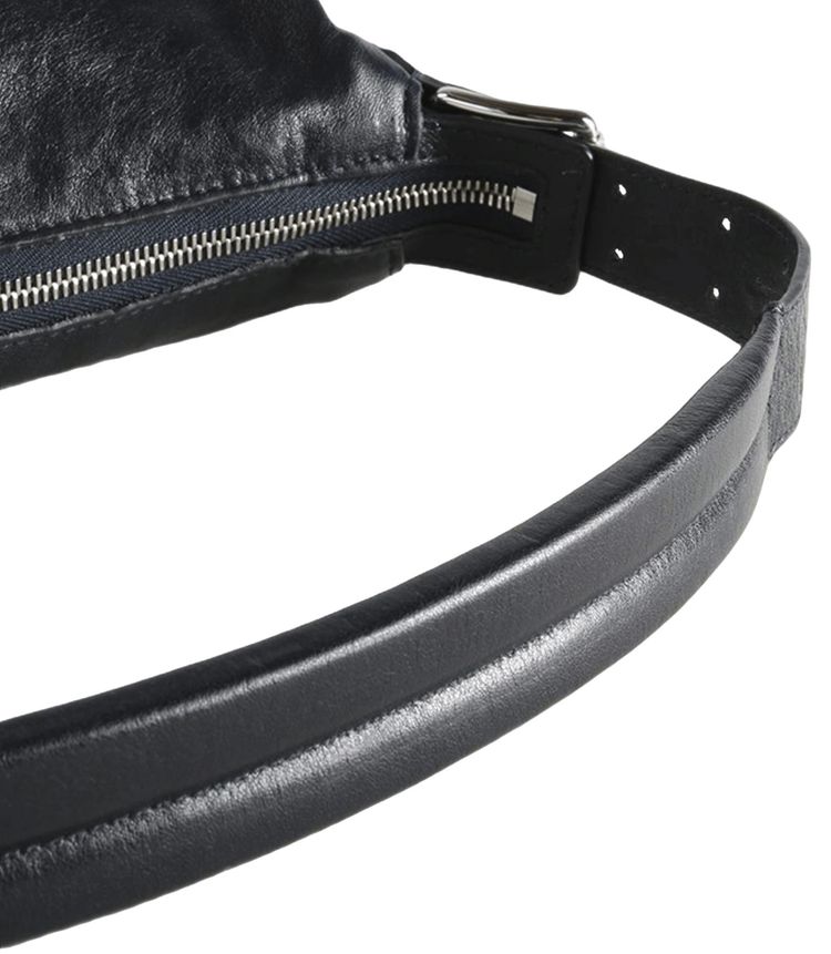 Lemaire Belted Baguette Bag Dark Navy