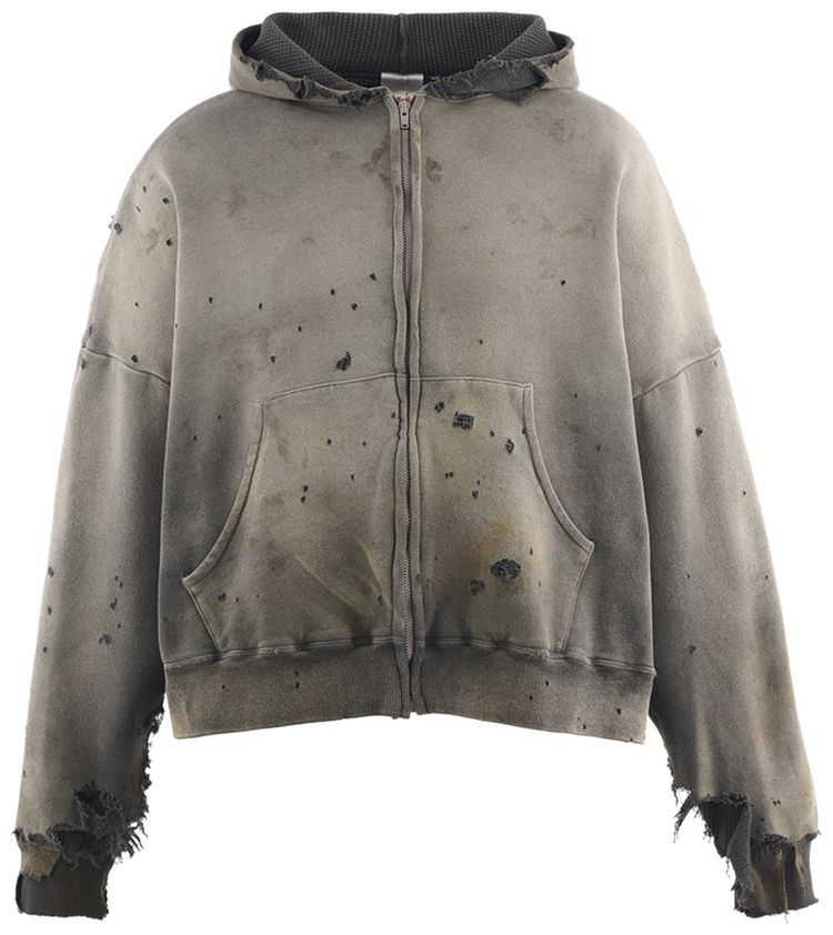 SAINT Mxxxxxx Double Face Zip Hoodie Black