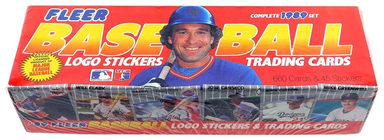1989 Fleer Baseball Factory Set   Shrink