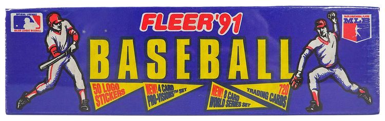1991 Fleer Baseball Factory Set   Shrink