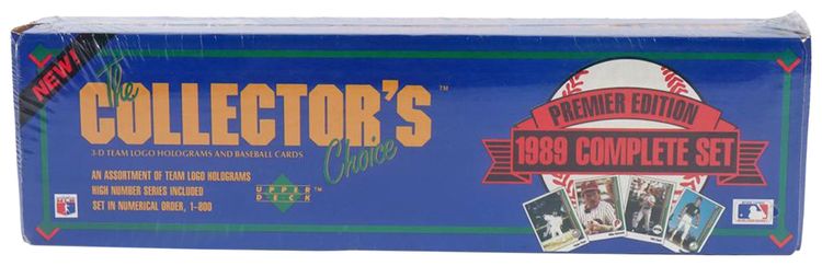 1989 Upper Deck Baseball Factory Set   Shrink