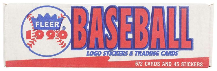 1990 Fleer Baseball Factory Set   Shrink