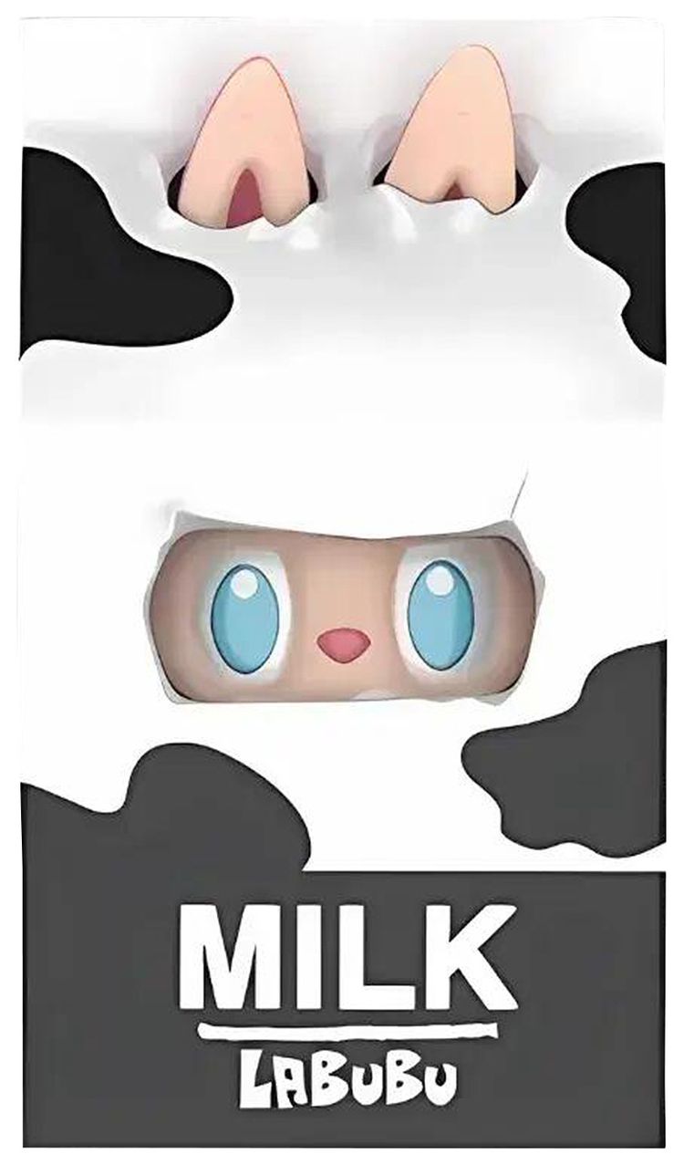 Pop Mart Labubu THE MONSTERS Wacky Mart Series Milk Figure White