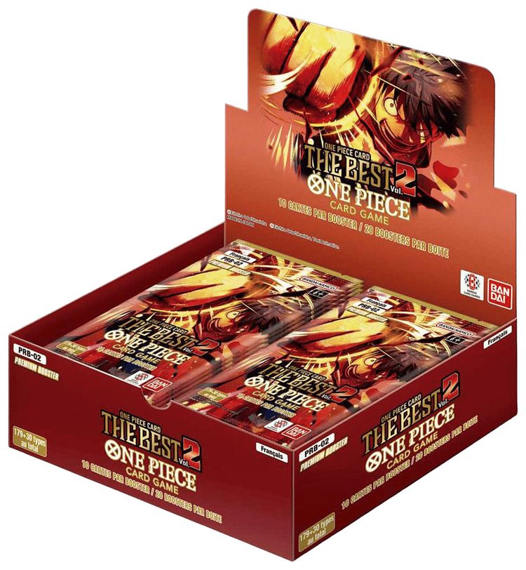Bandai One Piece Card Game The Best Vol 2 Booster Box PRB 02