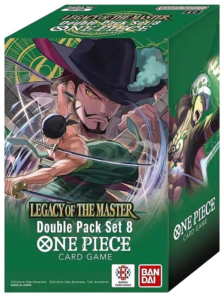 Bandai One Piece Card Game Legacy Of The Master  Double Pack Set 8 Booster Box OP 12   Shrink