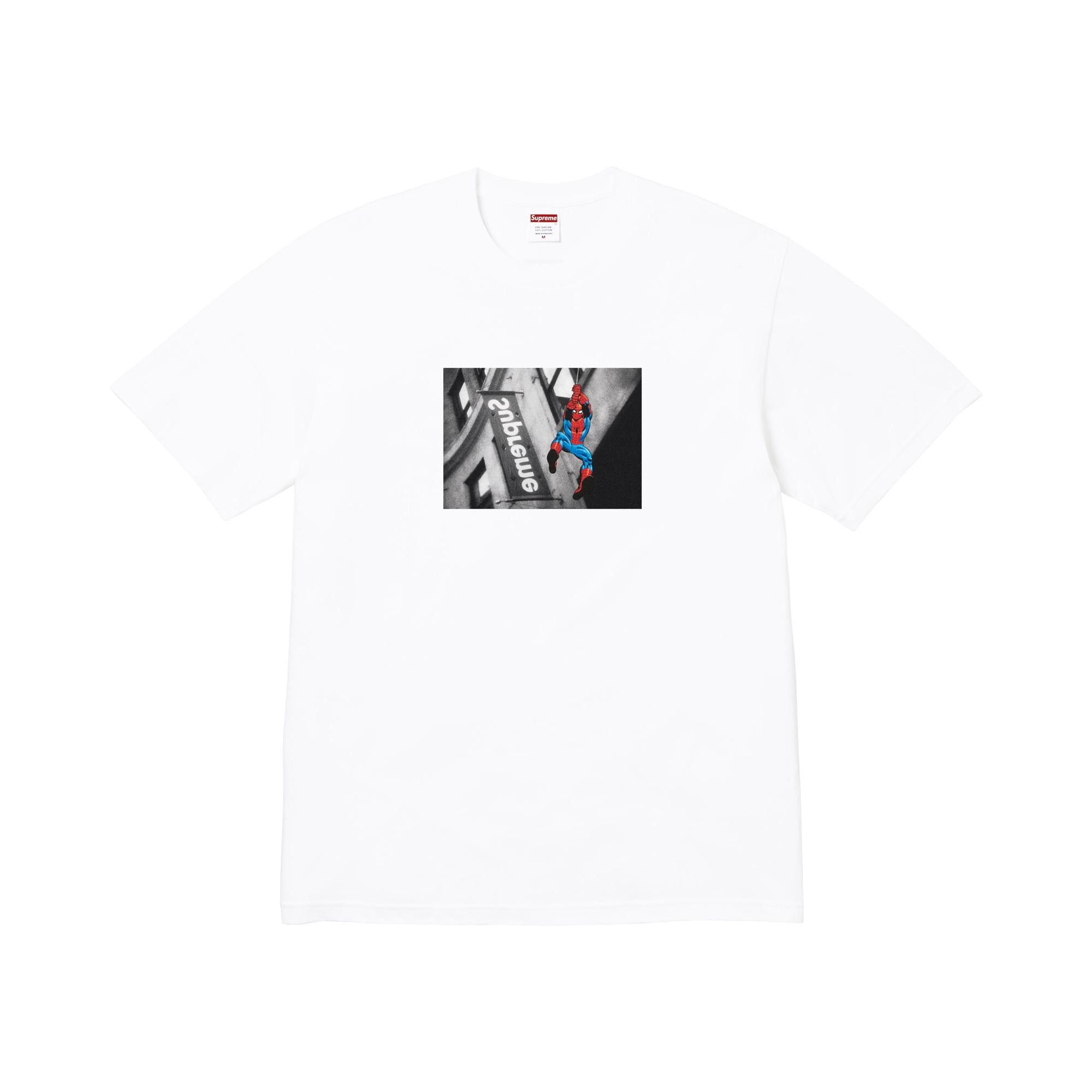 Buy Supreme x Spider-Man Tee 'White' - SS26T56 WHITE | GOAT