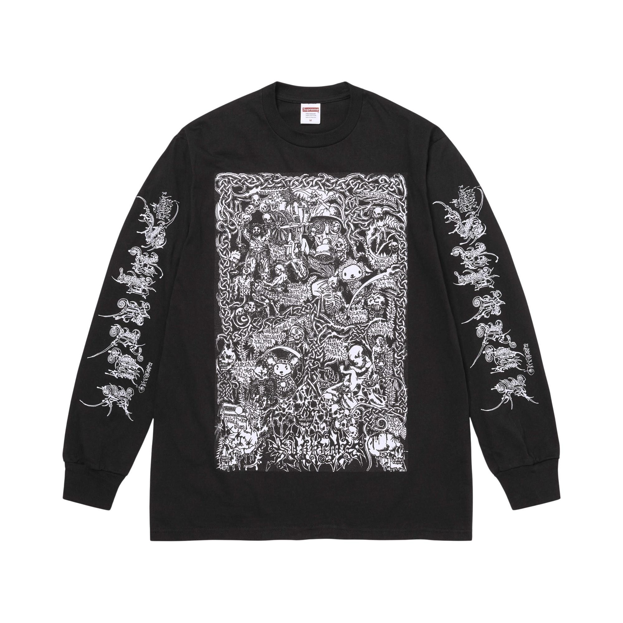 Buy Supreme Wombat Long-Sleeve Tee 'Black' - SS26T54 BLACK | GOAT