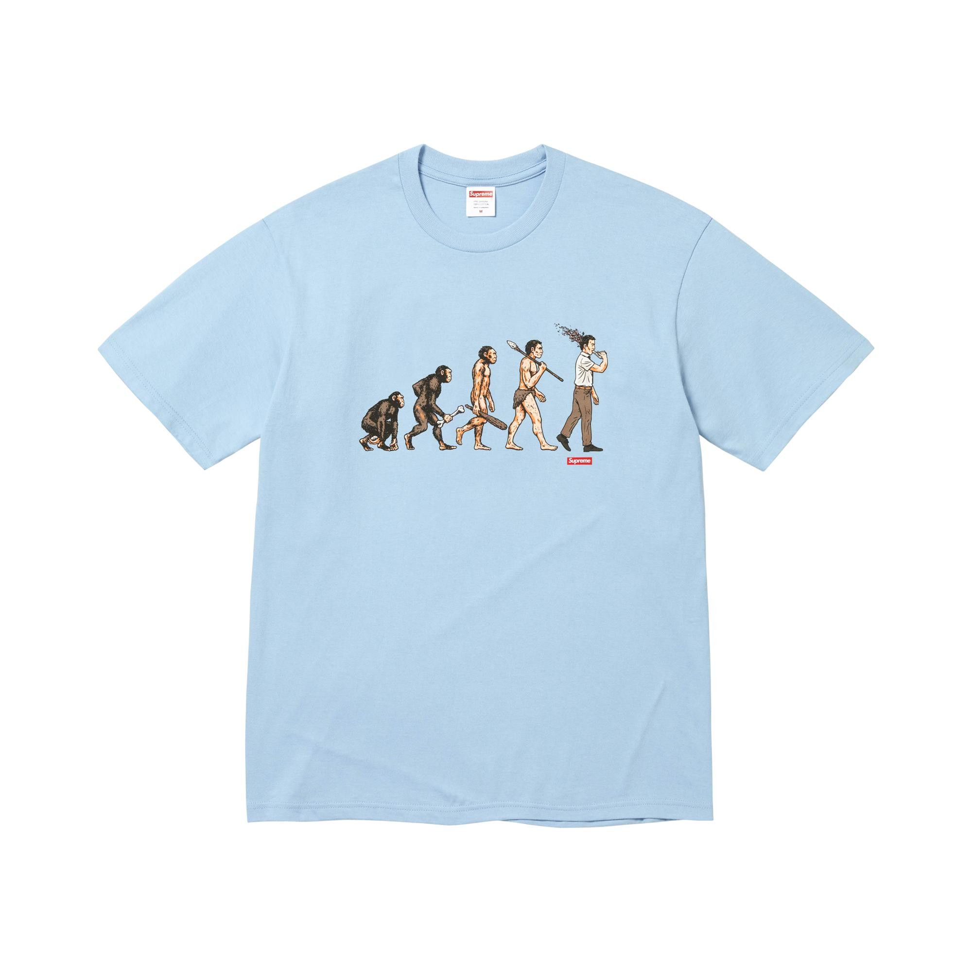 Buy Supreme Evolution Tee 'Powder Blue' - SS26T49 POWDER BLUE | GOAT