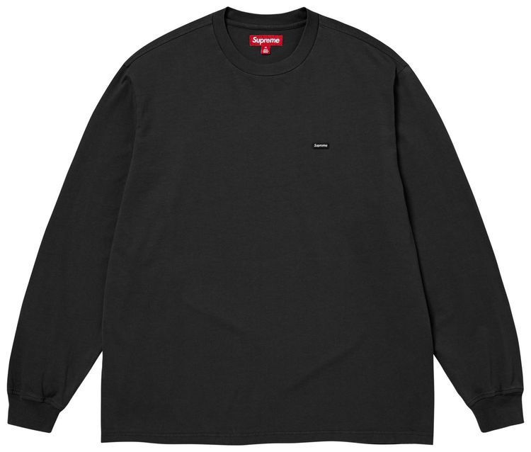Supreme Small Box Long Sleeve Tee Black
