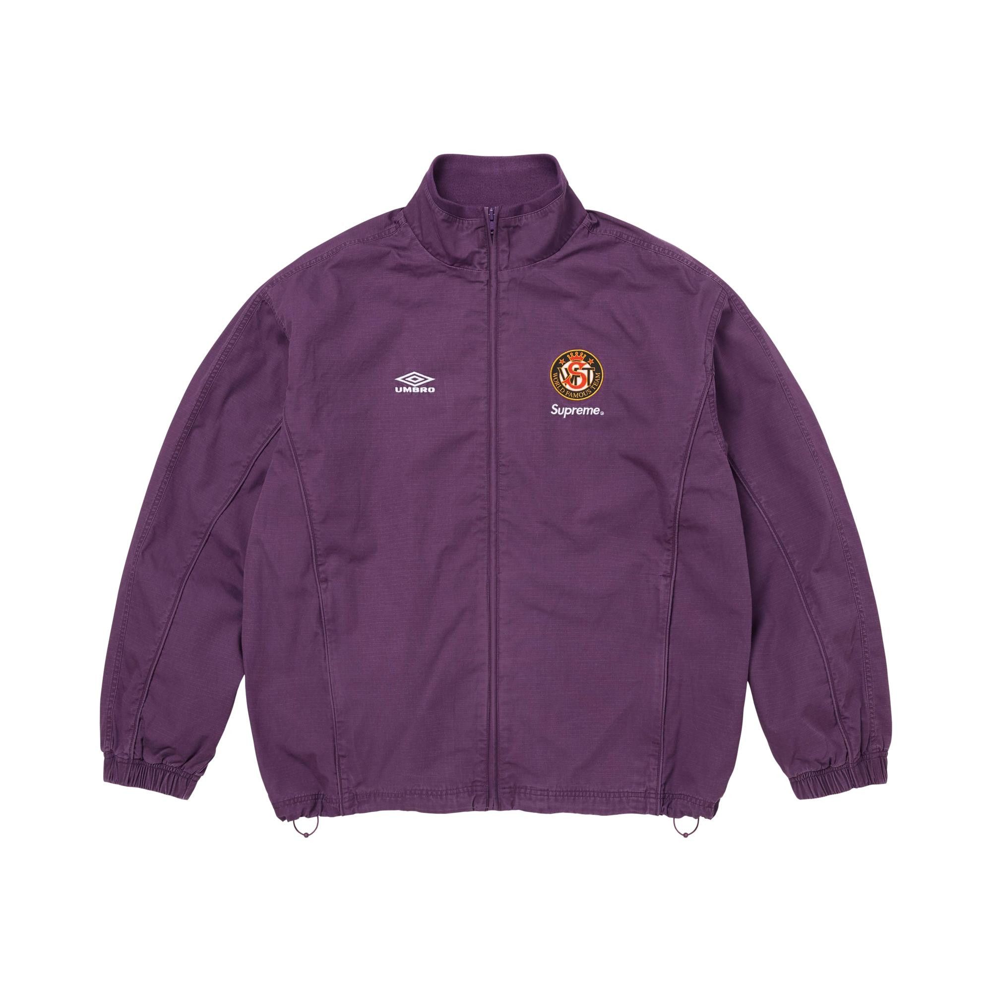 Buy Supreme x Umbro Cotton Ripstop Track Jacket 'Plum' - SS26J30