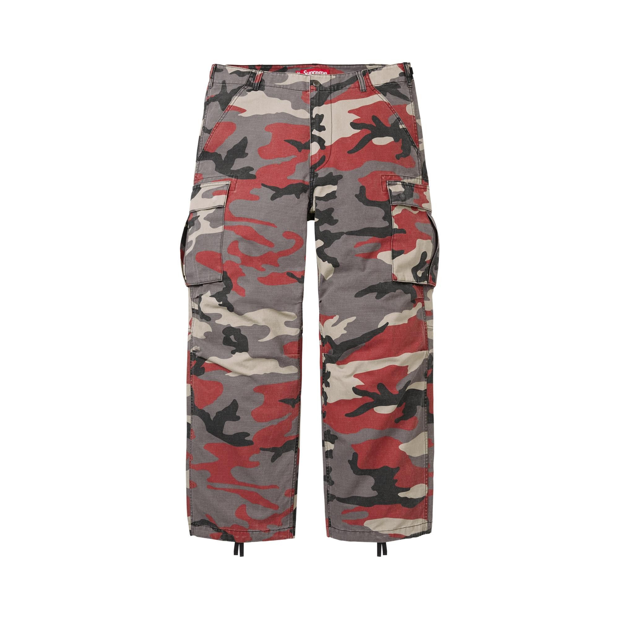 Buy Supreme Cargo Pant 'Red Camo' - SS26P20 RED CAMO | GOAT