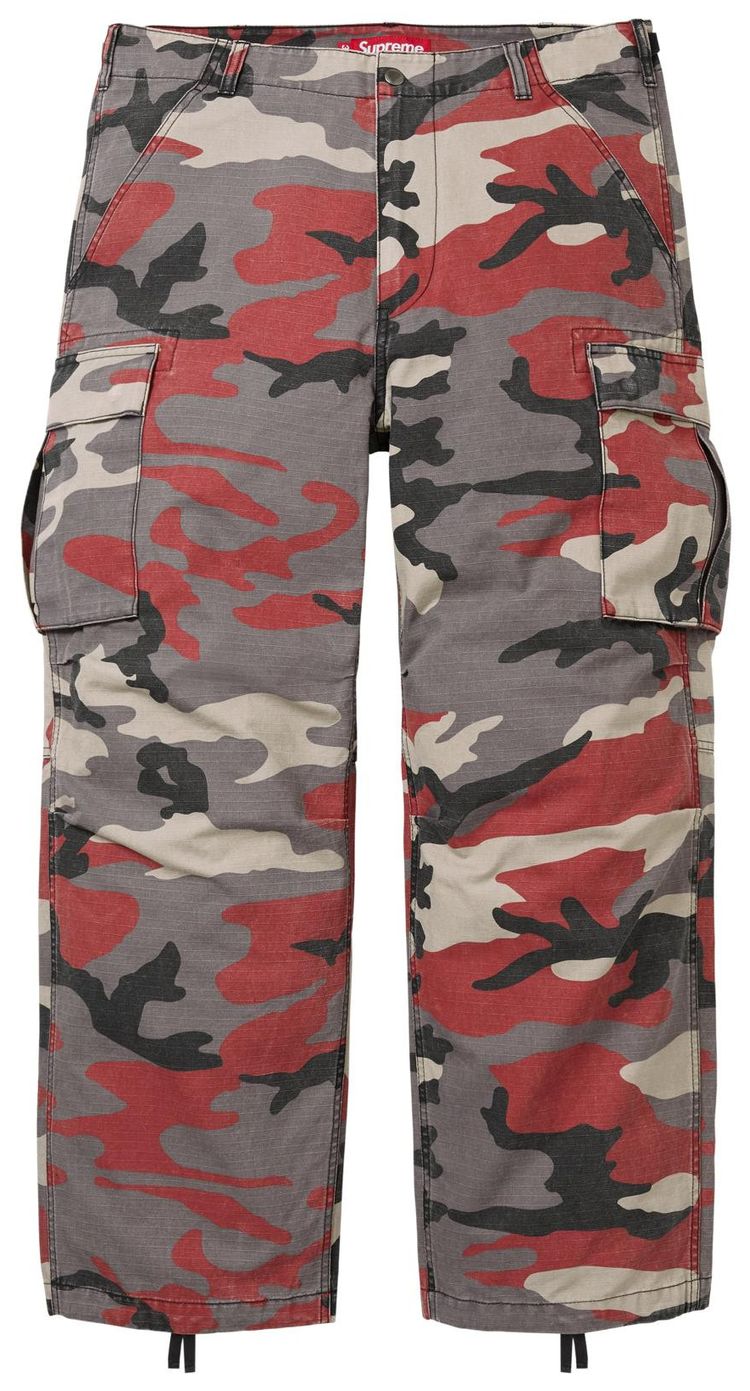 Supreme Cargo Pant Red Camo