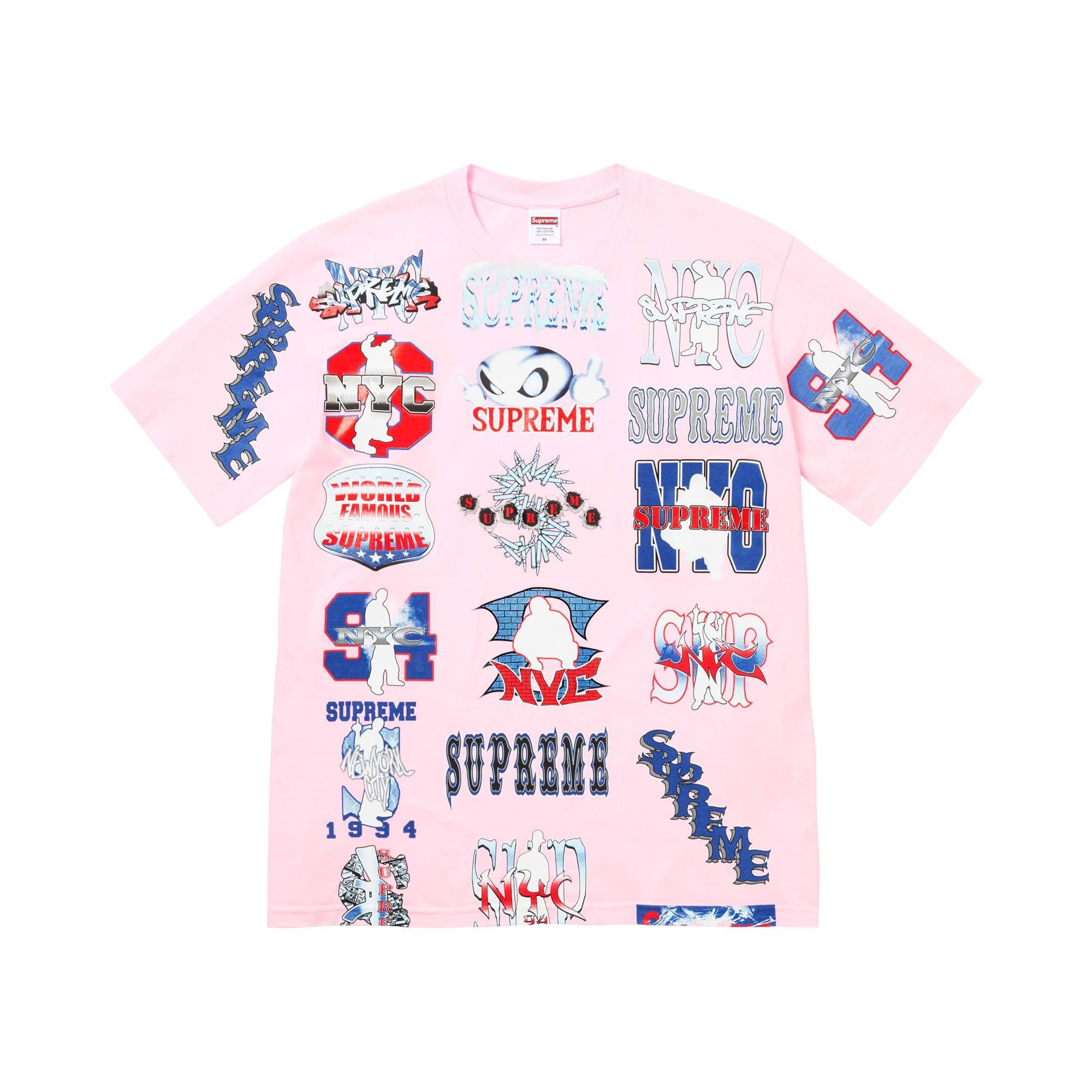 Buy Supreme Flash Tee 'Light Pink' - SS26T47 LIGHT PINK | GOAT