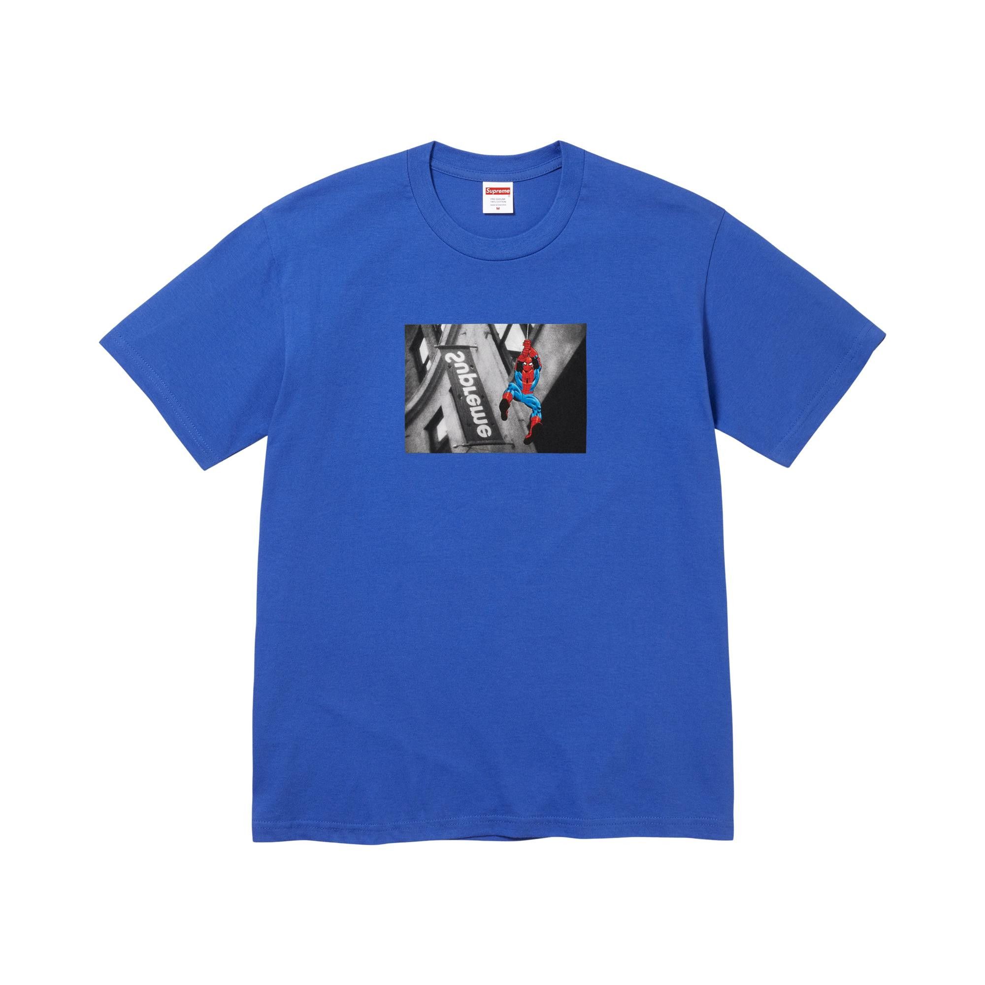 Buy Supreme x Spider-Man Tee 'Royal' - SS26T56 ROYAL | GOAT