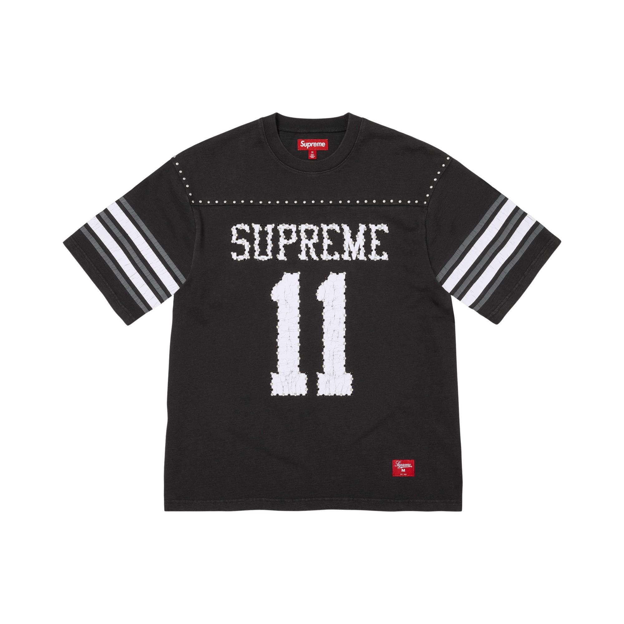 Buy Supreme Studded Short-Sleeve Top 'Black' - SS26KN31 BLACK | GOAT