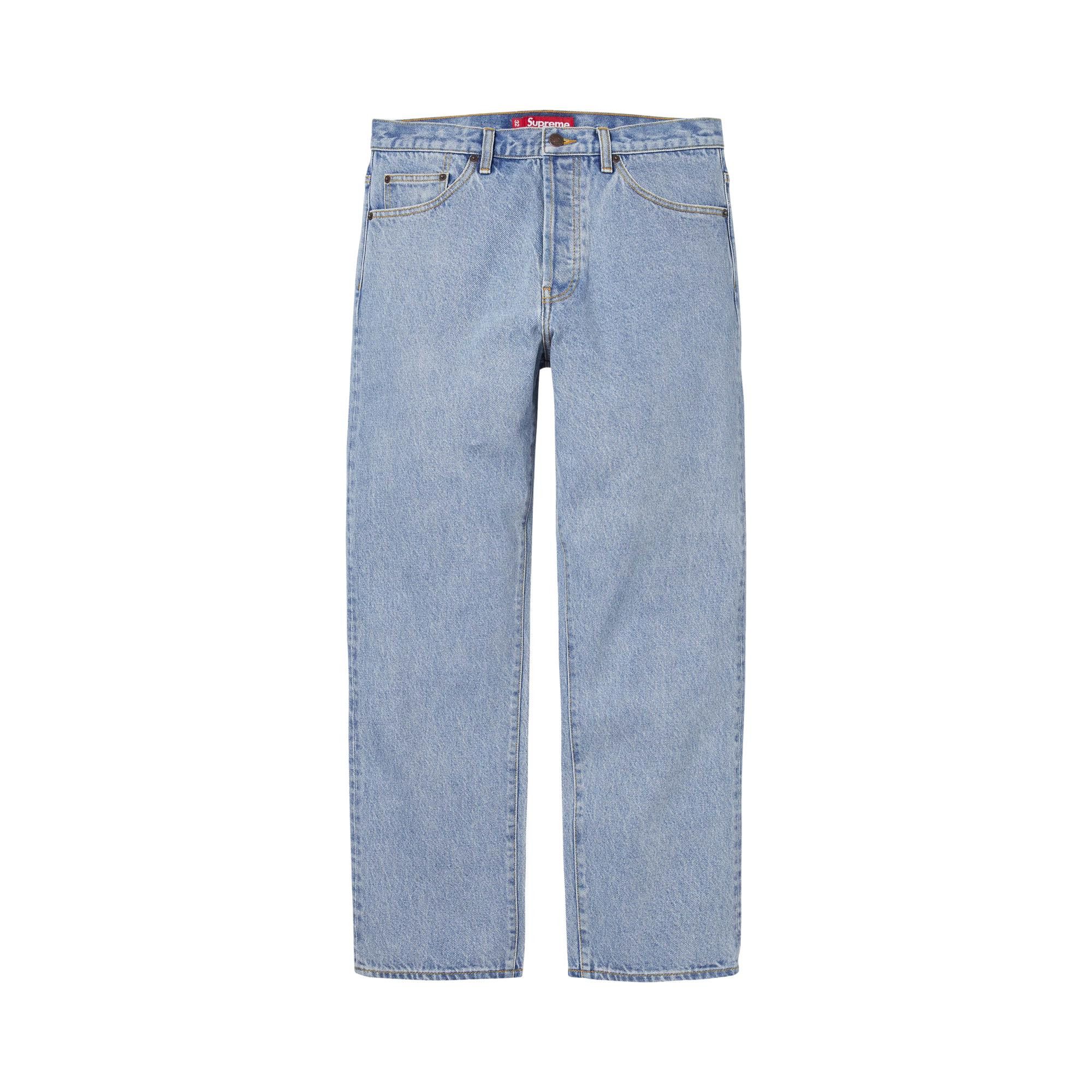 Buy Supreme Regular Jean 'Washed Indigo' - SS26P21A WASHED INDIGO