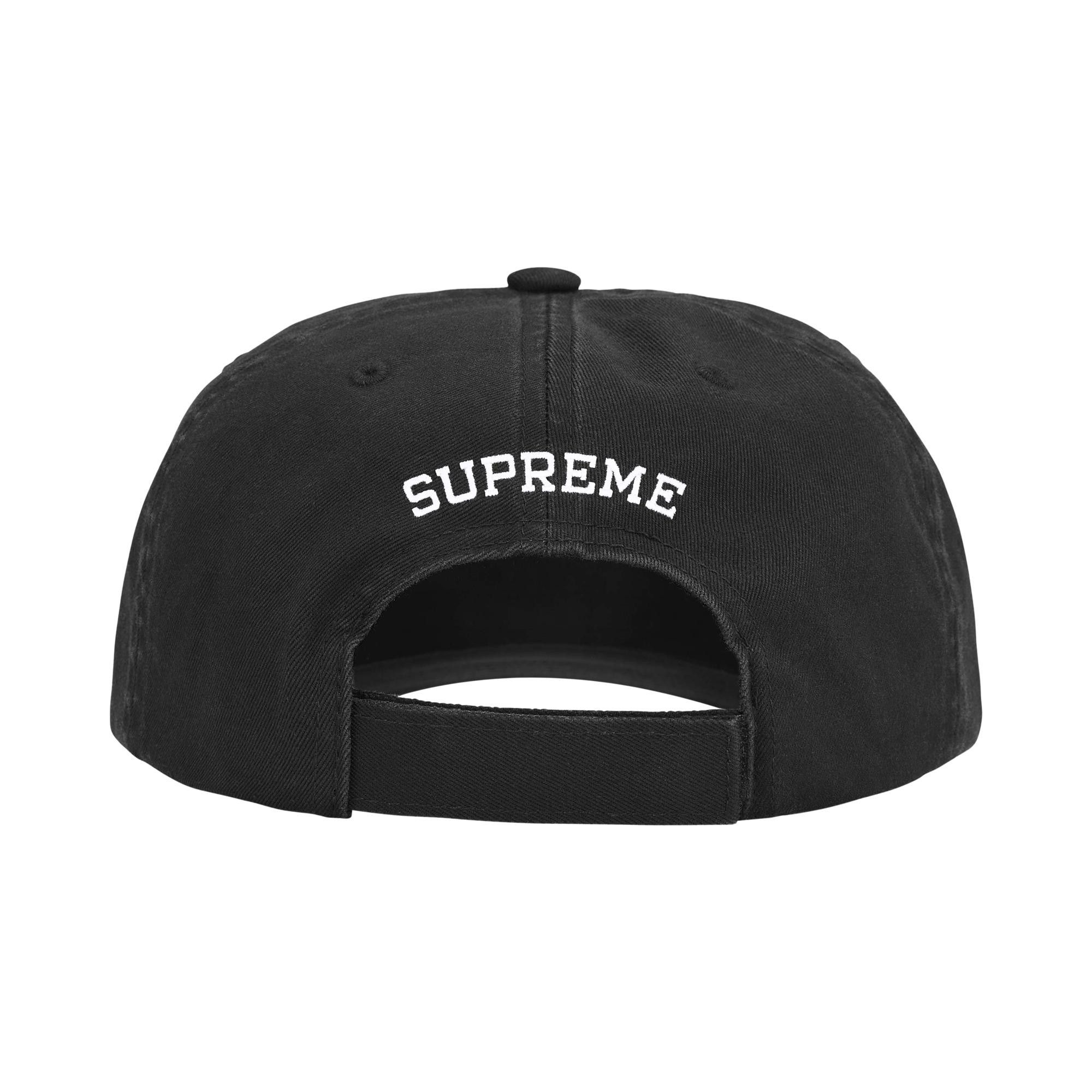 新品　Embroidered Money Logo 6-Panel Black Buy Supreme Embroidered Money Logo 6-Panel 'Black' - SS26H60 BLACK
