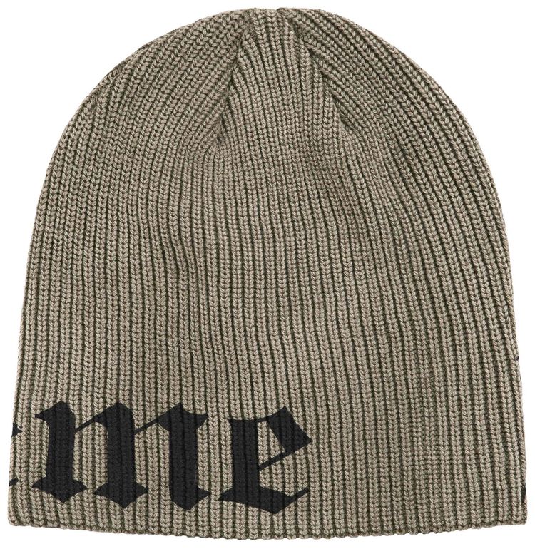 Supreme Old English Printed Beanie Olive