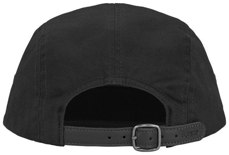 Supreme Washed Chino Twill Camp Cap Black