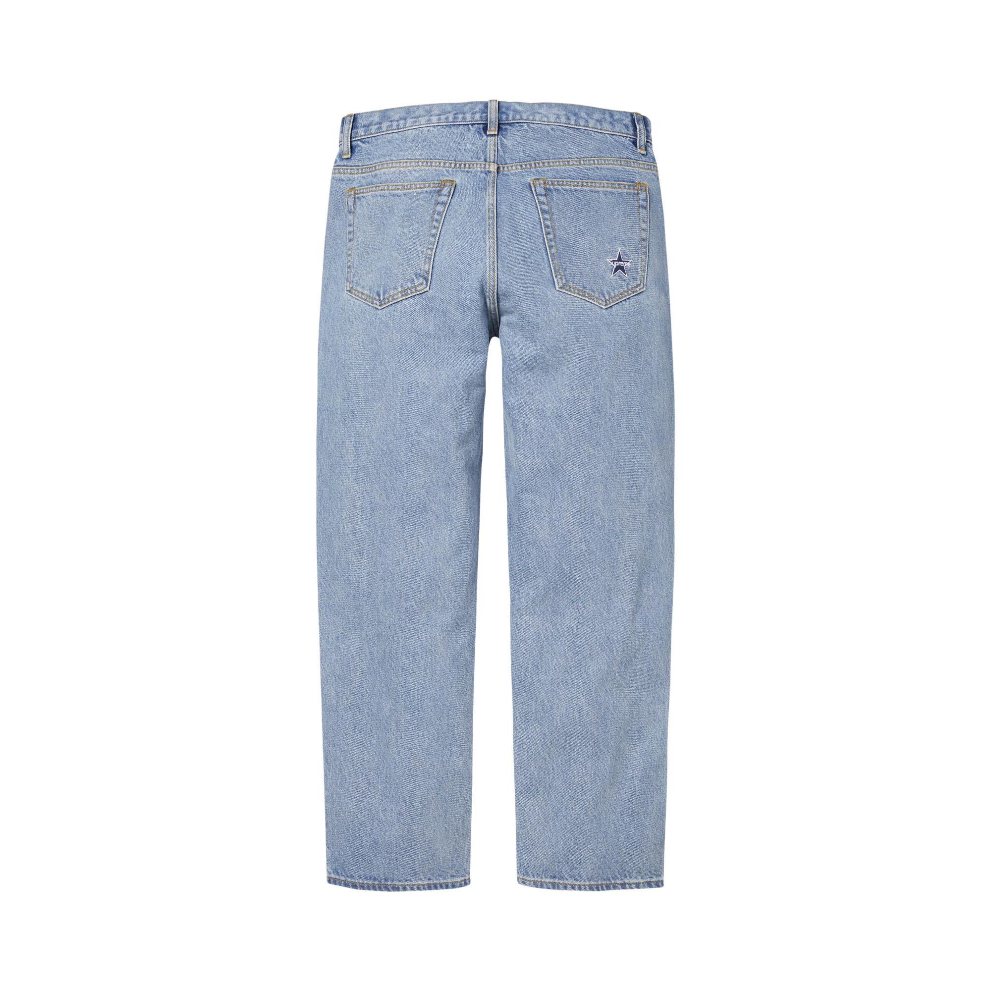 Supreme Supreme Regular Jean Washed Blue 32 Baggy Jean Washed 