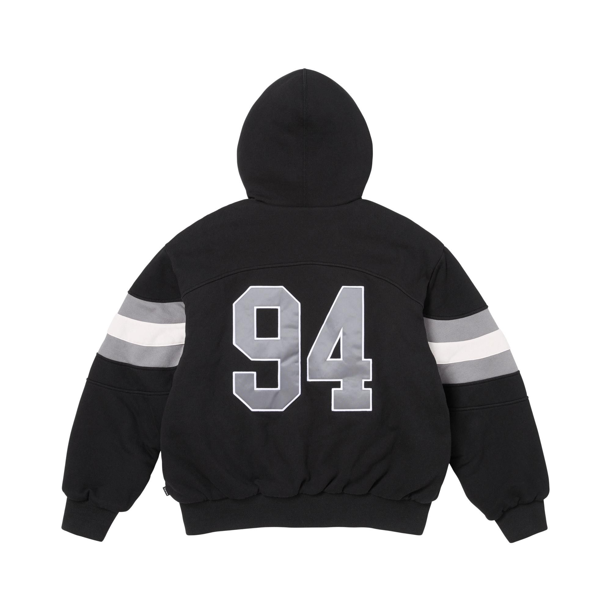 Buy Supreme Filled Zip Up Hooded Sweatshirt 'Black' - SS26SW29