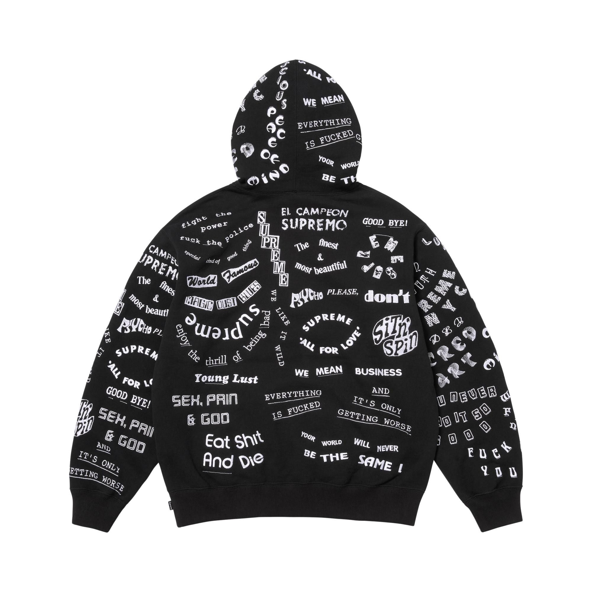 トップス supreme Too Deadly Hooded Sweatshirt L Buy Supreme Too Deadly Hooded Sweatshirt 'Black' - SS26SW14 BLACK