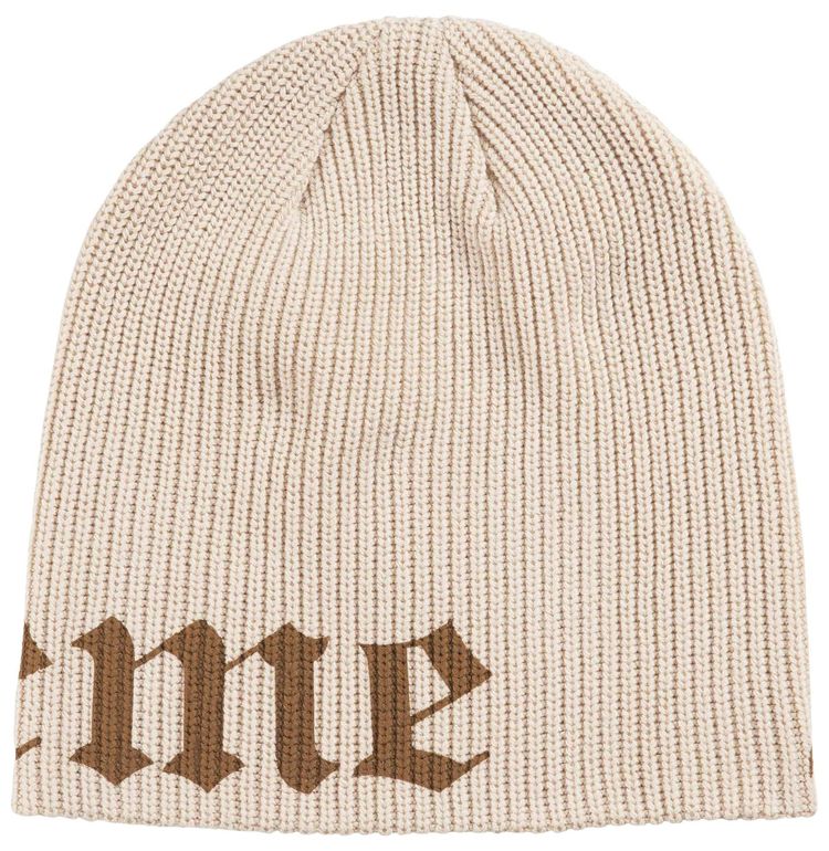 Supreme Old English Printed Beanie Stone