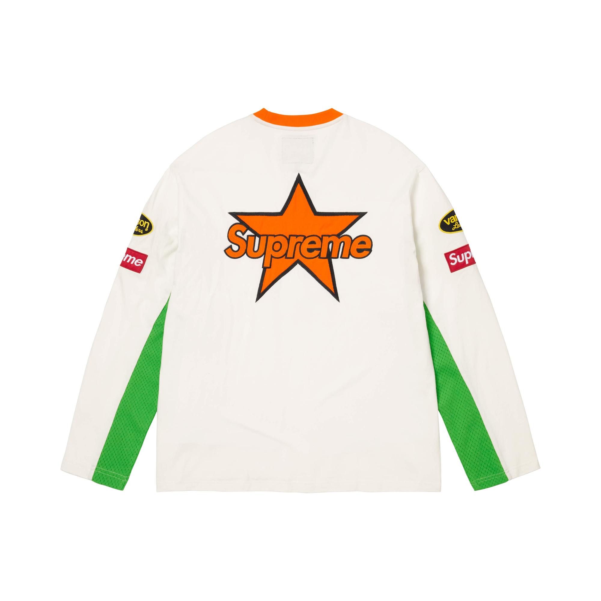 Buy Supreme x Vanson Leathers Long-Sleeve Top 'White' - SS26KN29