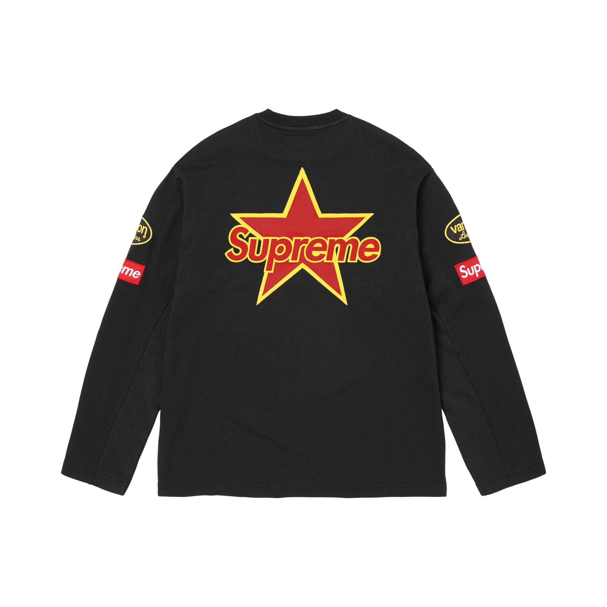Buy Supreme x Vanson Leathers Long-Sleeve Top 'Black' - SS26KN29
