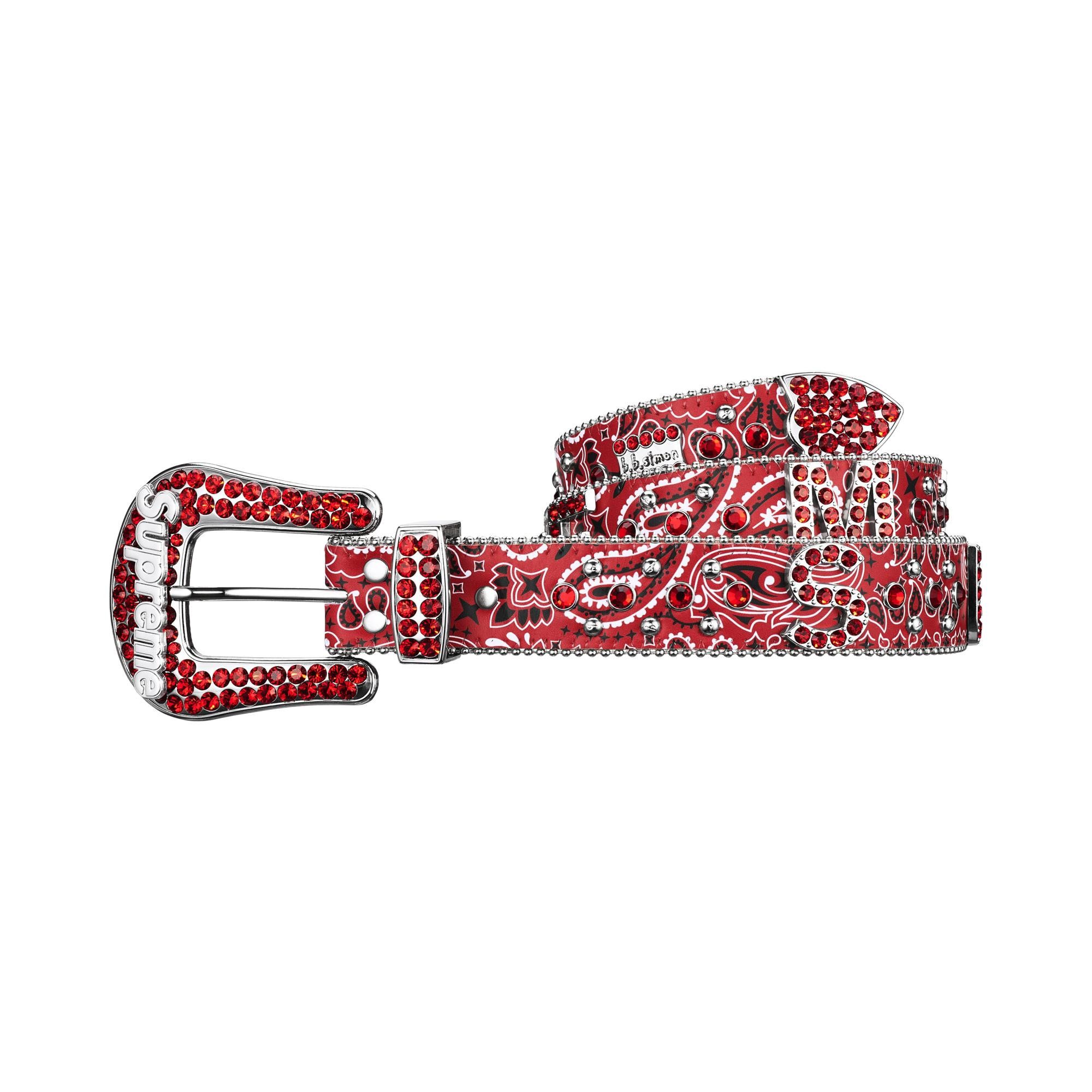 Buy Supreme x B.b. Simon Bandana Belt 'Red' - SS26A80 RED | GOAT