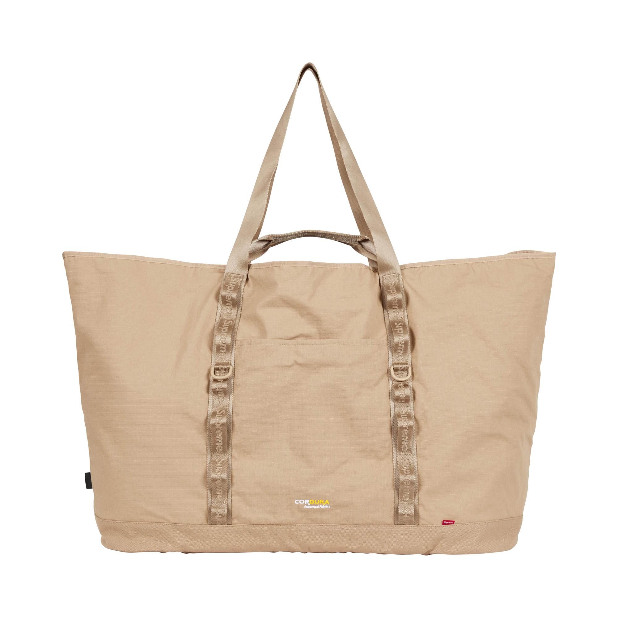 Buy Supreme X-Large Tote Bag + Utility Pouch 'Tan' - SS26B3 TAN | GOAT