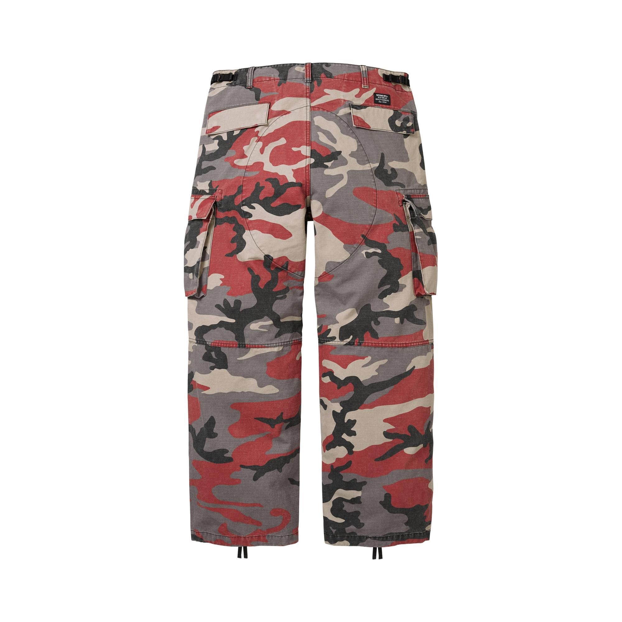Buy Supreme Cargo Pant 'Red Camo' - SS26P20 RED CAMO | GOAT