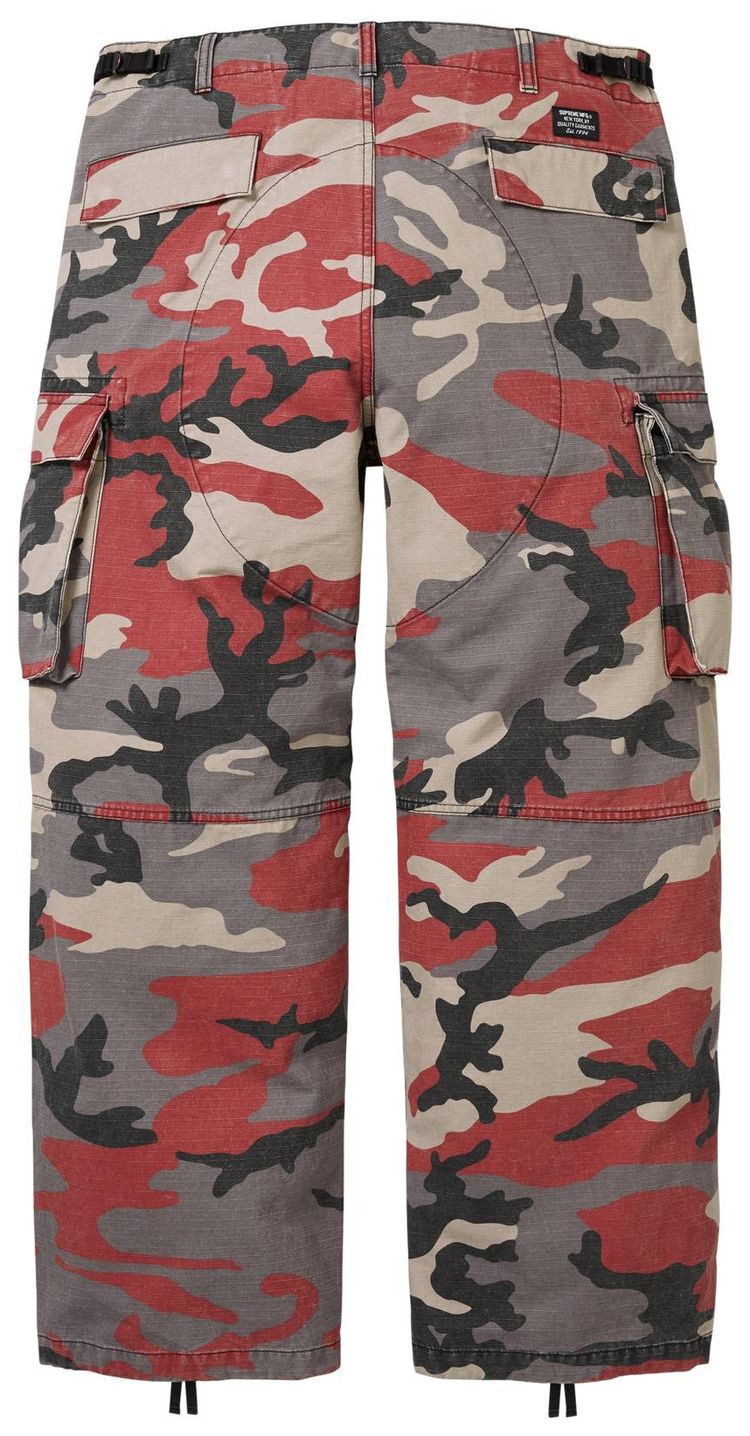 Supreme Cargo Pant Red Camo