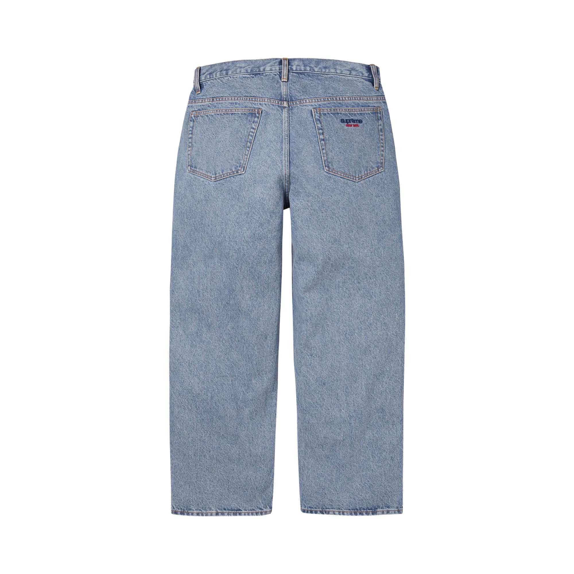 Buy Supreme Baggy Jean 'Washed Indigo' - SS26P27 WASHED INDIGO | GOAT