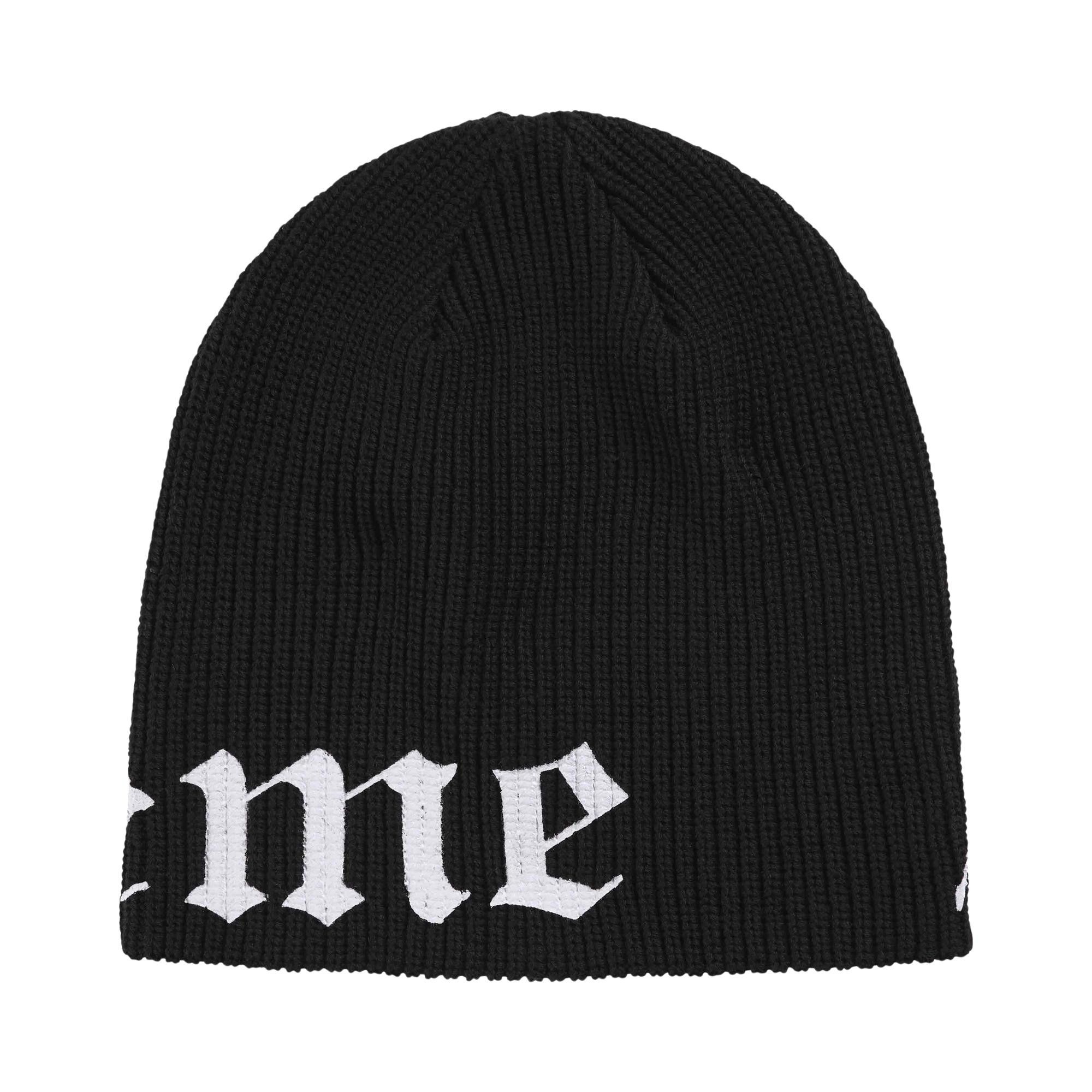 Buy Supreme Old English Printed Beanie 'Black' - SS26BN5 BLACK | GOAT