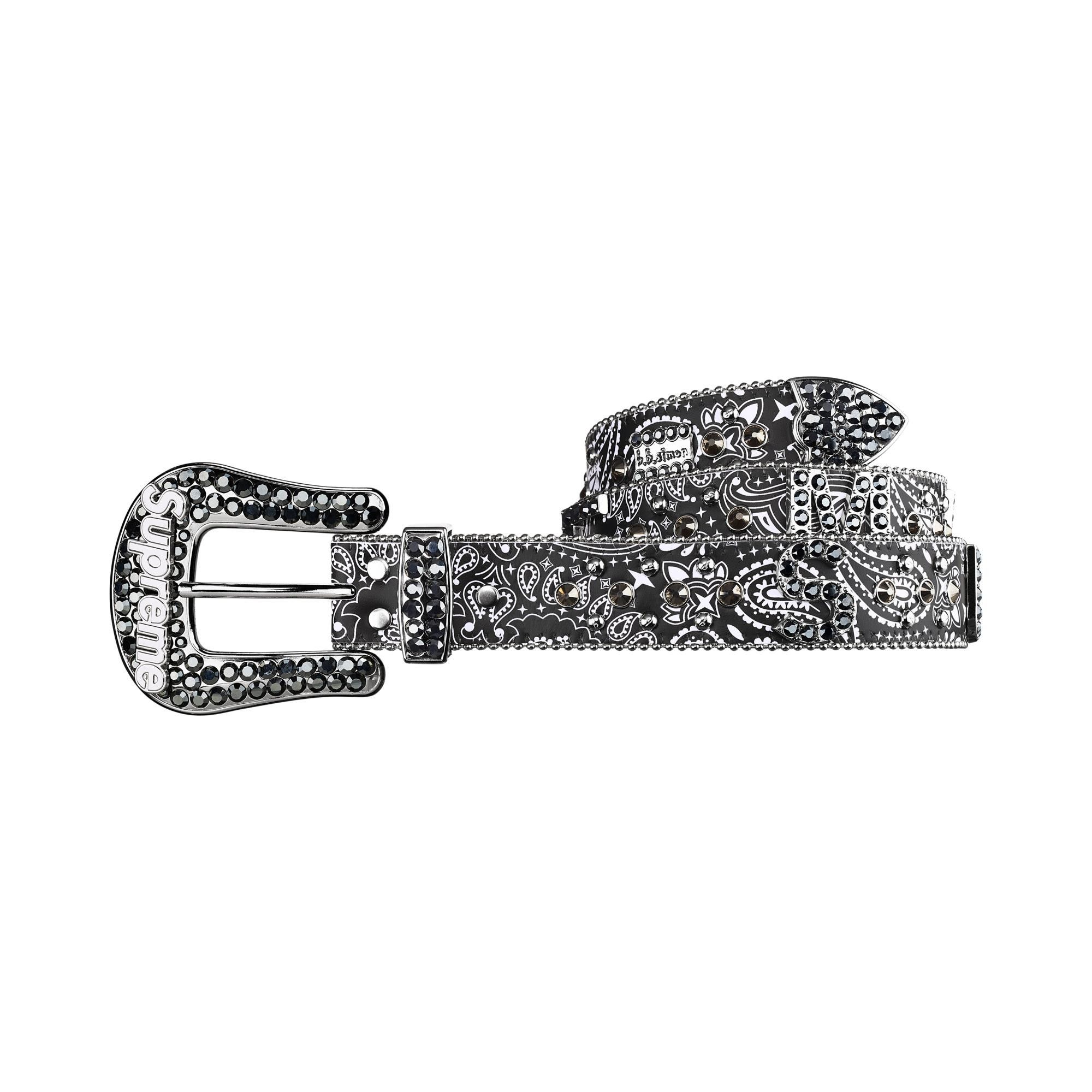 Buy Supreme x B.b. Simon Bandana Belt 'Black' - SS26A80 BLACK | GOAT