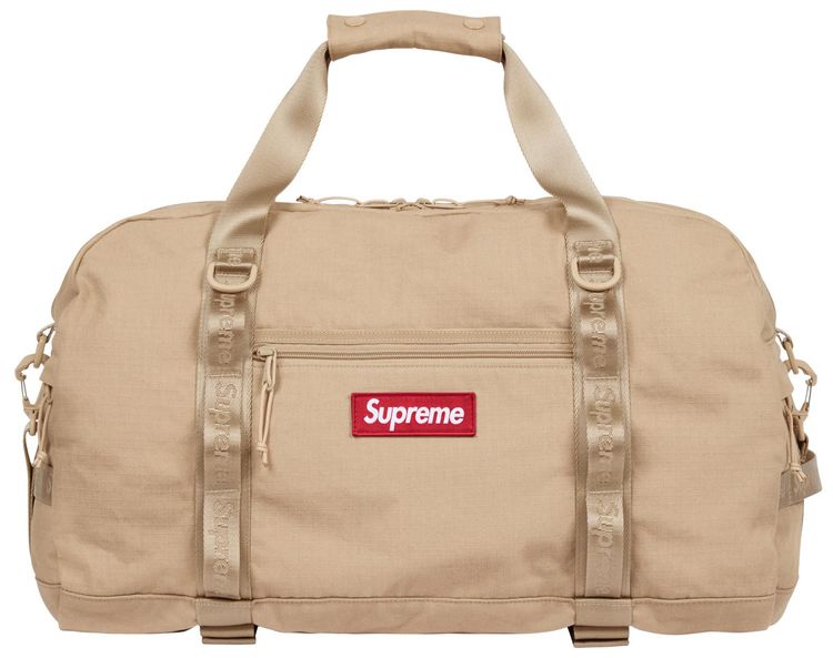 Supreme Duffle Bag Tan