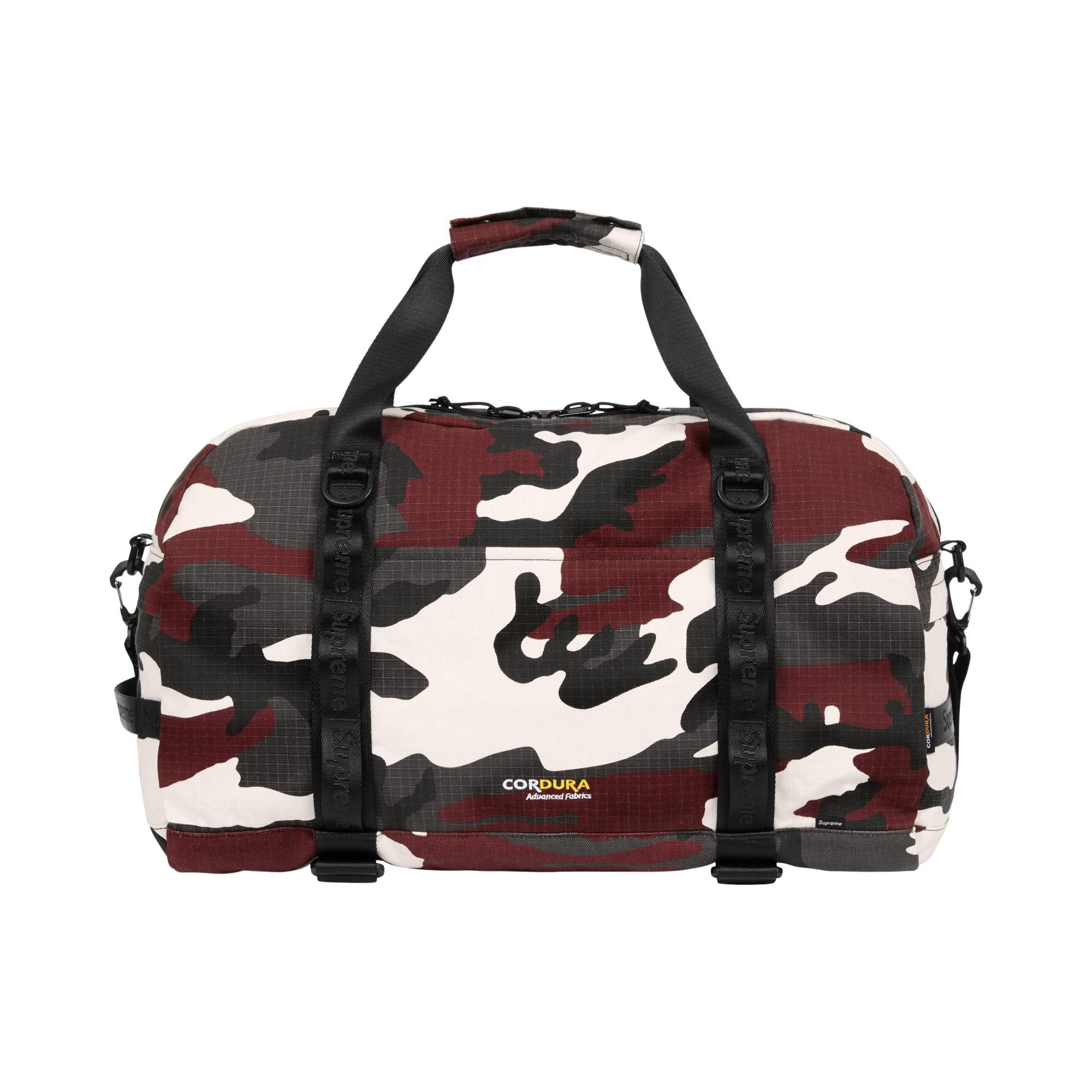 Buy Supreme Duffle Bag 'Red Camo' - SS26B2 RED CAMO | GOAT