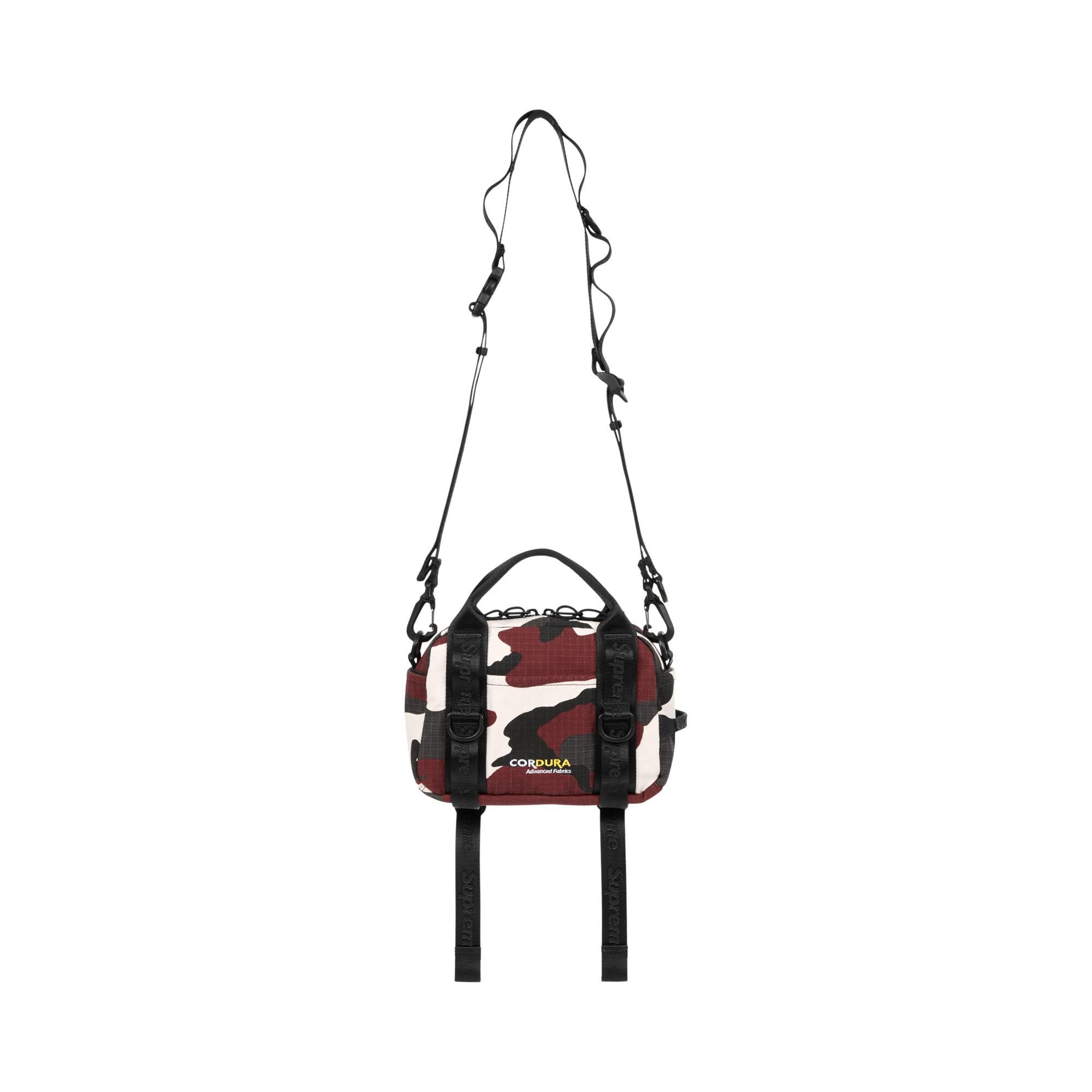 Buy Supreme Mini Duffle Bag 'Red Camo' - SS26B6 RED CAMO | GOAT