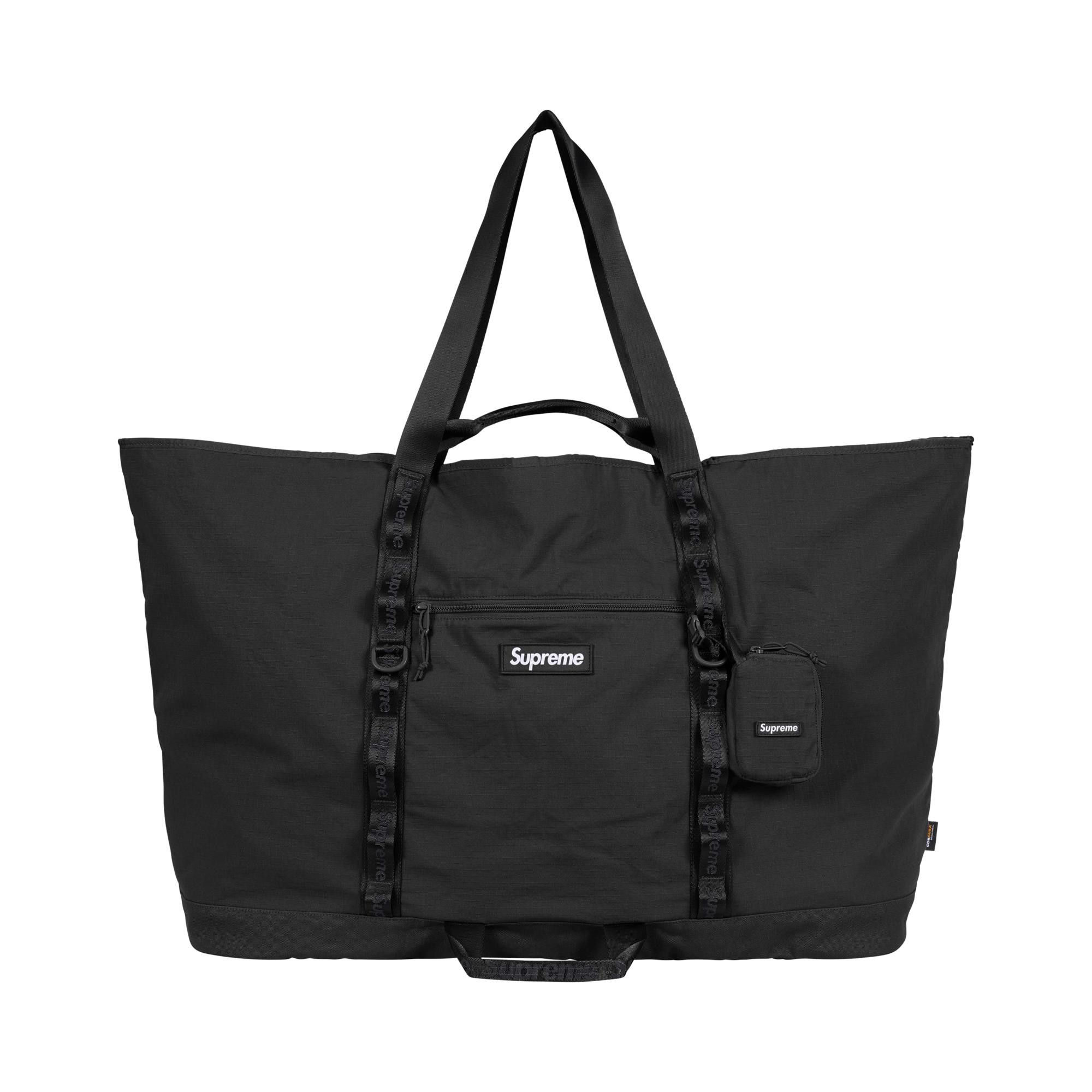 Buy Supreme X-Large Tote Bag + Utility Pouch 'Black' - SS26B3